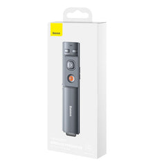 Baseus Orange Dot laser pointer remote control for PC presentation with built-in battery gray (WKCD000013)