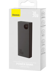 Baseus Power Bank Adaman 2 30W 20000Mah VOOC Edition Fast Charging power bank With USB To Type-c to 0.3m PPAD050001