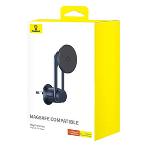 Baseus Magnetic Car Phone Holder MagPro Magafe Compatible (Black) C40161200121-00